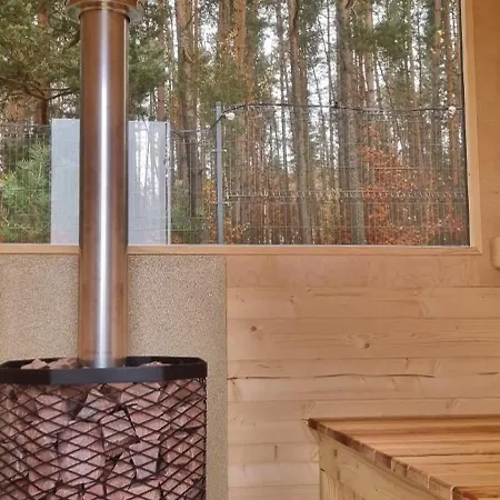 Chalet Bosko Z Sauna I Balia W Sulminie Obok Gdanska